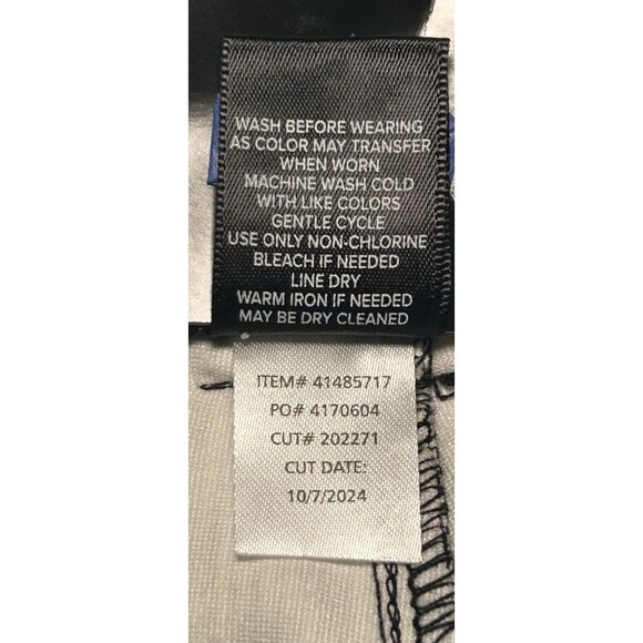 Torrid Black & White Plaid Trouser A-Line Flare Ponte Pant Plus Size 22 R - Picture 12 of 16